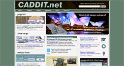 Desktop Screenshot of caddit.net